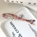 Peine de pelo de pescado de acetato francés peine desenredante de dientes anchos portátil - 19cm*3.2cm*4mm / Arcoíris
