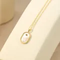 S925 Zilveren Schorpioen Sterrenbeeld Ketting Parelmoer Hanger Elegante Dames Sieraden - 14K Champagne Goud - Schorpioen
