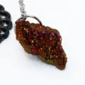 Natural agate druzy crystal rough stone irregular pendant necklace fashion jewelry item - Purple Light Pendant (Pendant Only)