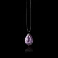 Kristal Druppel Draad Gewikkelde Levensboom Natuurstenen Hanger Ketting Sieraden. - Alleen Hanger (Zonder Ketting) / Amethist Brons