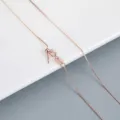 0.7mm Pasador 50cm Cadena de Caja (NS3321) / Rosa oro