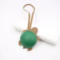Leather turtle bag charm cute animal pendant luxury style handbag accessory strap decor - Sea Turtle Lanyards / Grass Green