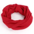 Roter Strick-Rundschal, winterlicher warmer Halswärmer-Variante, kuschelig und winddicht. - Rot
