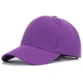 Casquette de baseball violette unie pour homme et femme, chapeau de sport classique. - Réglable / Violet