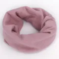 Gestreickter Halswärmer Winter warmer Schal für Damen und Herren winddichter Radsnood - Rosa