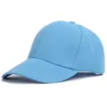 Casquette de baseball uni bleu clair, chapeau de soleil classique pour hommes et femmes. - Réglable / Bleu clair