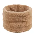 Scaldacollo invernale in morbido peluche per uomo e donna, comoda sciarpa tubolare calda anti-freddo. - Sotto i 60cm / Kaki