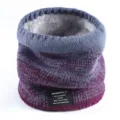 Dicker, gefütterter Strick-Halswärmer für Damen und Herren, ideal für kalte Wintertage. - Fuchsia
