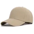 Casquette de baseball kaki unie pour hommes et femmes, chapeau de soleil de loisir classique. - Réglable / Kaki