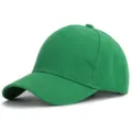 Casquette de baseball verte unie pour hommes et femmes, chapeau de soleil en coton classique. - Réglable / Vert clair
