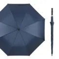 Grote 32-inch golfparaplu, stevige rechte zakelijke paraplu met 8 ribben in donkerblauw. - 32 Inch 8 Baleinen / Donkerblauw