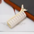 Gros plan détail du rouleau à cheveux en plastique pour frange et volume des racines faciles. - Pince Volumatrice Régulière (Modèle 2) / Beige