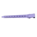 Pince à cheveux bec de canard en métal violet pour femmes, séparation et coiffure, 8,5 cm. - Mauve Clair