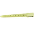 Pince à bec de canard en métal de 8,5 cm, fini vert clair, détail de pince de séparation pro. - Light jaune