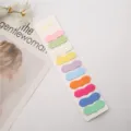 Lot de pinces à cheveux nuage couleur bonbon, vue détaillée de pinces frange mignonne - Cœur plat