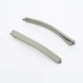 Minimalist matte hair clips set, sage green bobby pins for casual daily styling accessories. - Gray