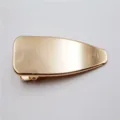 Gedetailleerde gouden eendebek haarklem, eenvoudige krokodillenklem voor knutselwerk. - 8 cm volledig massief