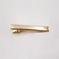 Gouden metalen eendebek haarclip eenvoudige pony speld DIY haaraccessoires voor dames - 6 cm slanke vierkante clip