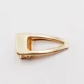 Gouden holle haarspeld minimalisten eendebek clip metalen geometrische pony clip dagelijks - 5,5 cm platte eendenbekclip