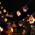 Guirnalda de luces LED de Halloween con colgantes brillantes de calabaza y fantasma. - 1.5m 10 Luces / Estilo B