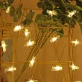 Guirnalda de Luces LED con Pinzas para Fotos de Estrella Decoración del Hogar - Estilo Estrella / 2M 20-LED Alimentado por Batería