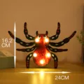 Luz nocturna LED de araña de Halloween lámpara decorativa, decoración de habitación. - Araña Roja
