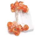 Guirnalda de luces LED de calabaza de Halloween a pilas para decoracion de fiesta - 2m 20 LED 2 pilas luz fija / Calabaza cuadrada
