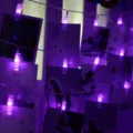 Guirnalda de luces LED con pinzas para fotos morada para decoracion de habitacion. - 5M 50LEDs Alimentado por Batería / Púrpura