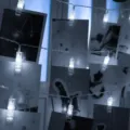 Catena luminosa LED con mollette per foto per decorazione della camera e display di immagini. - Bianco