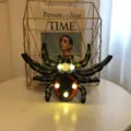 Halloween Arana LED Luz Nocturna Espeluznante Festival Lampara Decorativa Fiesta - Araña Azul