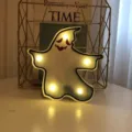 Halloween fantasma LED luz nocturna blanca decoracion de fantasma bonita iluminacion de - Fantasma
