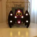 Lampara LED Murcielago Halloween Violeta Decoracion Fiesta Hogar Luz Noche Bonita - Murciélago lindo