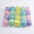 Guirnalda de luces LED de bolas de algodon de colores con pilas para decoracion de hogar. - 6m 40 LED con Pilas / Amor de caramelo