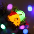Navidad Papá Noel LED cadena de luces hada decorativa para fiesta árbol colgante lámpara LED - 3m 20-LED a Pilas / Papá Noel multicolor