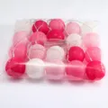 LED Baumwollkugel Lichterkette rosa weiß dekorative Lichter für Zimmer Innendekoration - Sorgen Des Mädchens