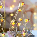 Guirnalda de luces LED de Navidad con campanas para decoración festiva y iluminación del hogar. - Campana / 2M 20LEDs