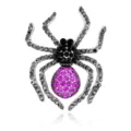 Exquisite vintage alloy rhinestone spider brooch elegant lapel pin clothing accessory - Regular Spider Style (B313-A)