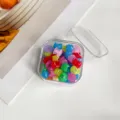 Mini pinces à cheveux colorées en coffret transparent, joli accessoire mignon pour filles. - 1cm Boîte De 70 Pièces / Étoile Couleur Gelée