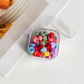 Mini pinces à cheveux colorées en boîte transparente, accessoires mignons pour filles. - 1cm Boîte De 70 Pièces / Étoile Huit Couleurs Vives