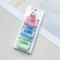 Deliziose piccole mollette per capelli marmorizzate da tre, mini accessori carini per ragazze. - Set Geometrico Quadrato / Colori Vivaci