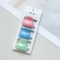 Mini molletta per capelli marmorizzata set da 3, accessori capelli pastello per donne e ragazze. - Stile Yuanbao Set / Colori Vivaci