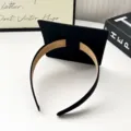 Graduation cap headband detail shot, black hair hoop with mini mortarboard design, photo prop. - Square Top / 1 Piece/Pack / Black