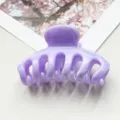 Molla per capelli in marmo viola elegante estetica grande artiglio per capelli donna. - Lilla Pallido (89964)