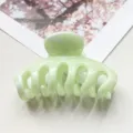 Molla per capelli marmo verde chiaro, elegante accessorio in acetato per acconciatura donna. - Verde Chiaro (89965)