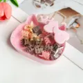 Boîte de rangement rose mignonne avec mini pinces à cheveux pour coiffure quotidienne de fille. - Boîte Chat Pinces Papillon / 15 Pièces (2.5cm) / Café au Lait