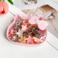 Ensemble de mini pinces à cheveux boîte nœud mignon accessoires colorés pour filles - Boîte Chat Pinces Étoile / 15 Pièces (2.5cm) / Café au Lait