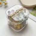 Mini Blumen Haarklammern Set in transparenter Box, süße bunte Haar-Accessoires für Mädchen. - Morandi Blume (10er-Pack)