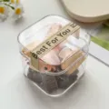 Mini Haarklammern Set in transparenter Box, süße farbige Haaraccessoires für Damen und Kinder. - Morandi Herz (10er-Pack)