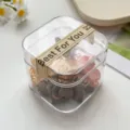 Mini Haarklammern Set für Kinder süße kleine Haarklammern in transparenter Aufbewahrungsbox - Morandi Schmetterling (10er-Pack)