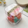 Bunte mini haarklammern set im klaren kunststoffbox fuer kinder haarschmuck styling accessoires - Gekreuzt / 2.5cm (10 Stück/Packung) / Gelee-Farbe